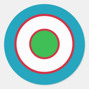 Usbekistan Flaggenstaat-Symbol Kreis Armee Runder Aufkleber