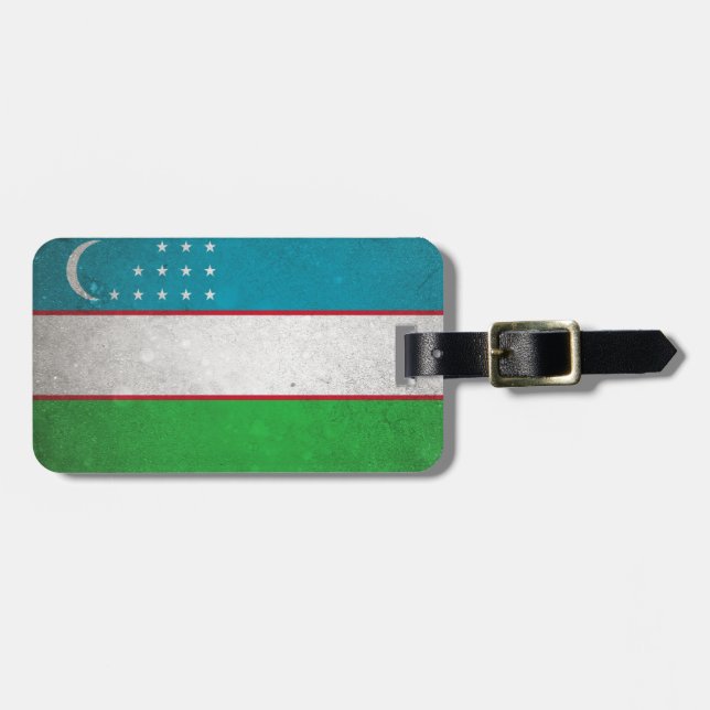 Usbekistan Gepäckanhänger (Vorderseite horizontal)