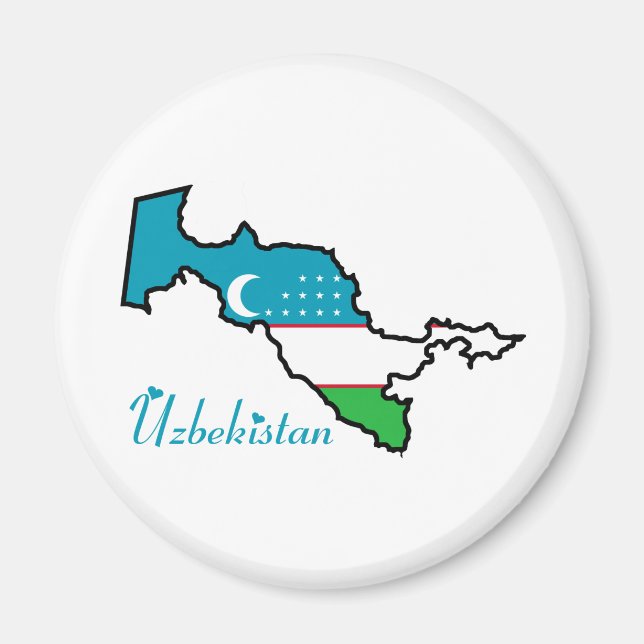 Usbekistan Magnet (Vorne)