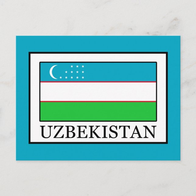 Usbekistan Postkarte (Vorderseite)