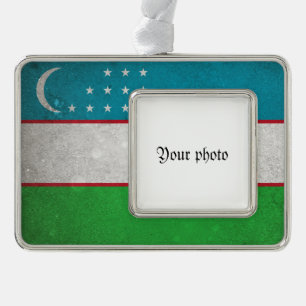 Usbekistan Rahmen-Ornament Silber