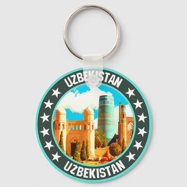 Usbekistan Schlüsselanhänger (Vorderseite)