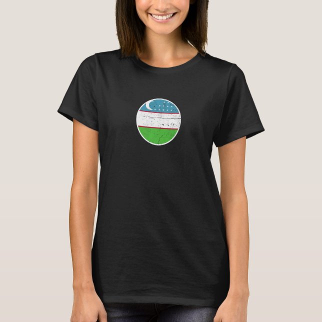 Usbekistan - Stolze usbekische Flagge 1 T-Shirt (Vorderseite)