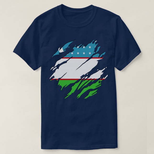 Usbekistan T-Shirt (Design vorne)