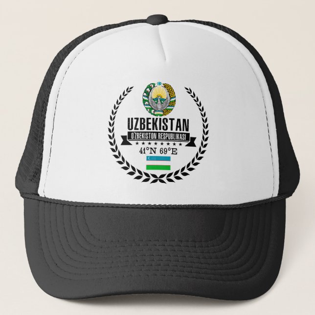 Usbekistan Truckerkappe (Vorderseite)