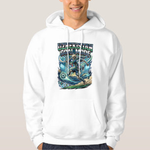 Usbekistan Ziel Modus Skelett Stürmer Nationen Str Hoodie