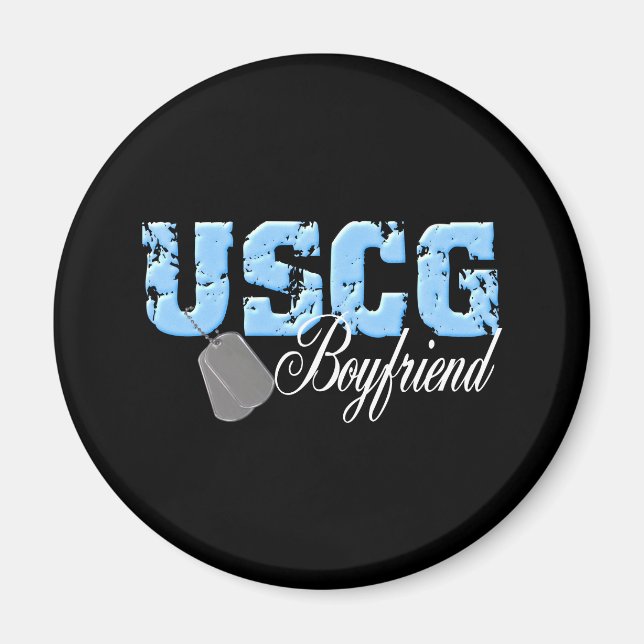 uscg99boyfriend2blk magnet (Vorne)