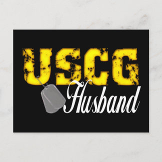 uscg99husbandblk postkarte
