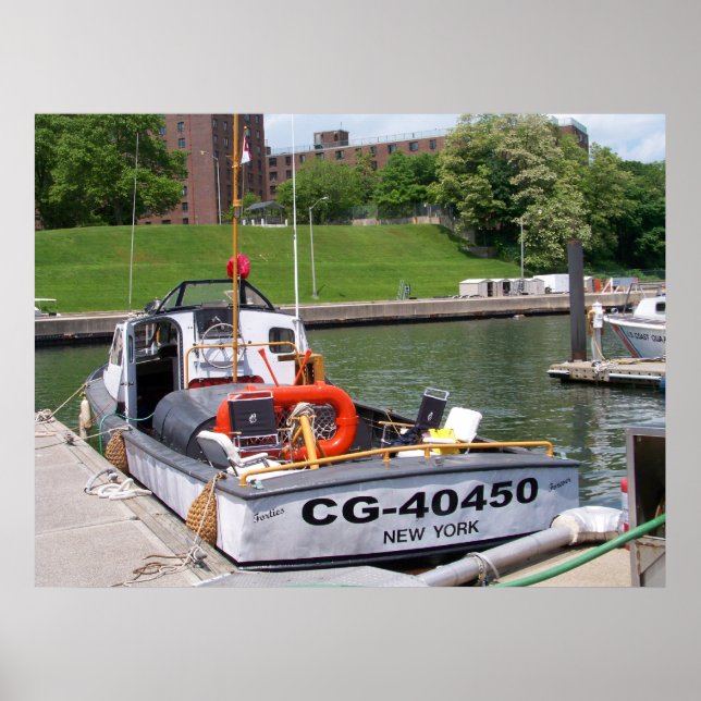 USCG 40-Fuß-Hilfsboot Groß # 40450 Poster (Vorne)