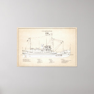 USCG-Ausschreibung Fr. wlm-212 - SBD Leinwanddruck
