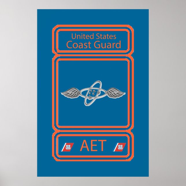 USCG Avionics Electrical Technician Poster (Vorne)