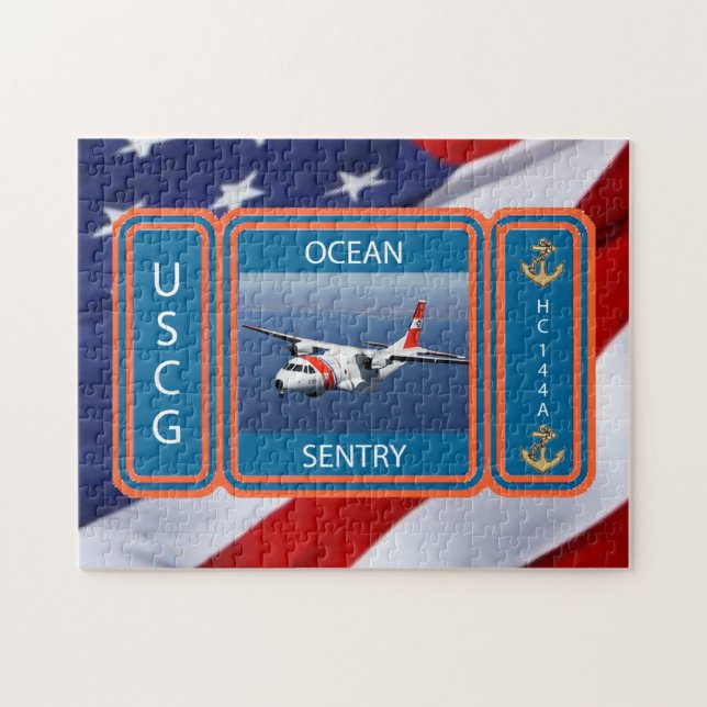 USCG C-144 Ocean Sentry Puzzle (Horizontal)