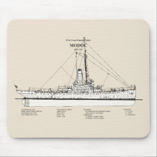 USCG Cutter Modoc wpg-46 - SBD Mousepad