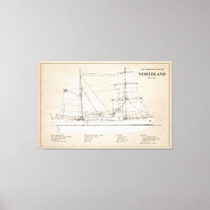 USCG Cutter Northland wpg-49 - SBD Leinwanddruck