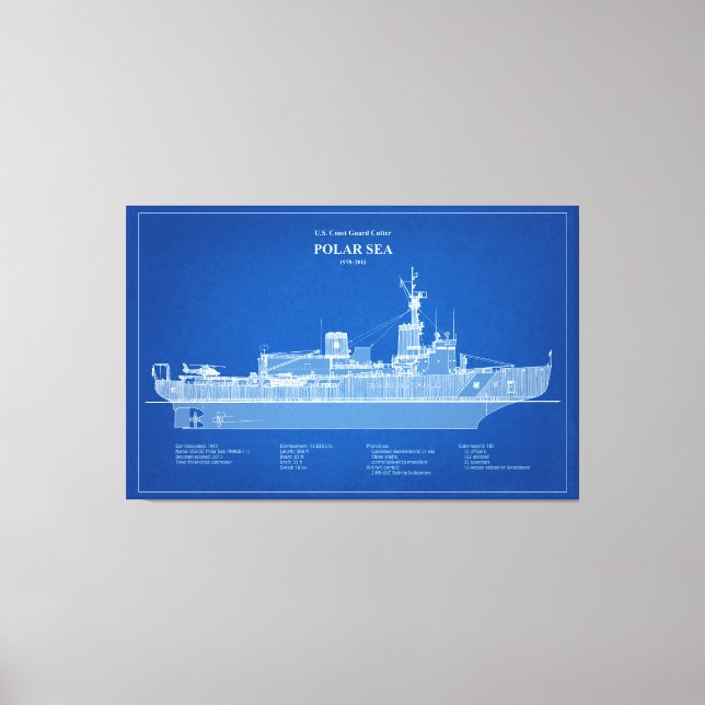 USCG Cutter Polar Sea Waggb-11 - ABD Leinwanddruck (Vorderseite)