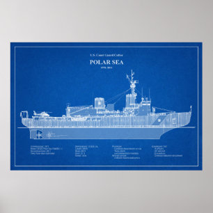 USCG Cutter Polar Sea Waggb-11 - ABD Poster