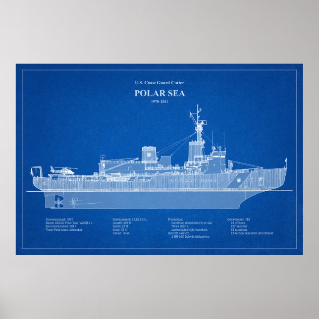 USCG Cutter Polar Sea Waggb-11 - ABD Poster (Vorne)