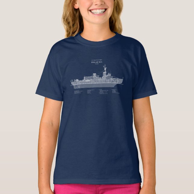 USCG Cutter Polar Sea Waggb-11 - ABD T-Shirt (Vorderseite)