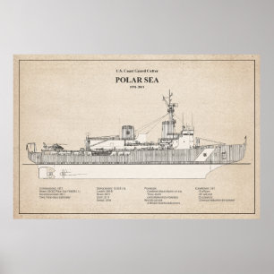 USCG Cutter Polar Sea Waggb-11 - SBD Poster