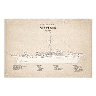 USCG Cutter Sea Cloud wpg-284 - SBD Fotodruck