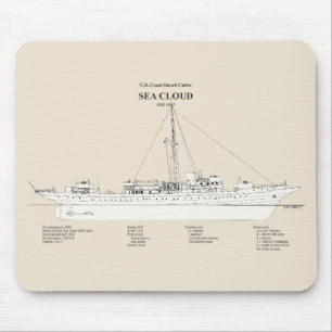 USCG Cutter Sea Cloud wpg-284 - SBD Mousepad