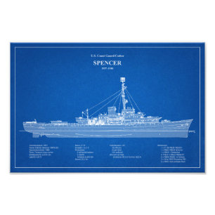 USCG Cutter Spencer wpg-36 - ABD Fotodruck