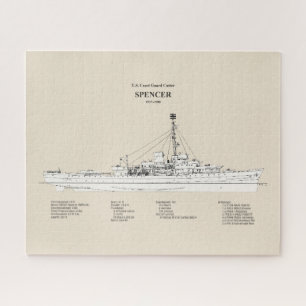USCG Cutter Spencer wpg-36 - SBD Puzzle