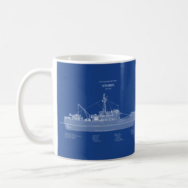 USCG Cutter Storis wmec-38 - ABD Kaffeetasse (Links)
