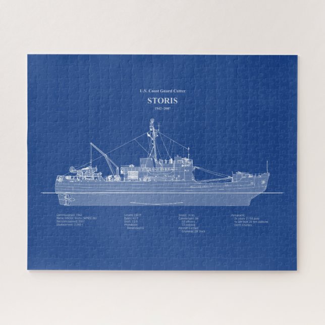 USCG Cutter Storis wmec-38 - ABD Puzzle (Horizontal)