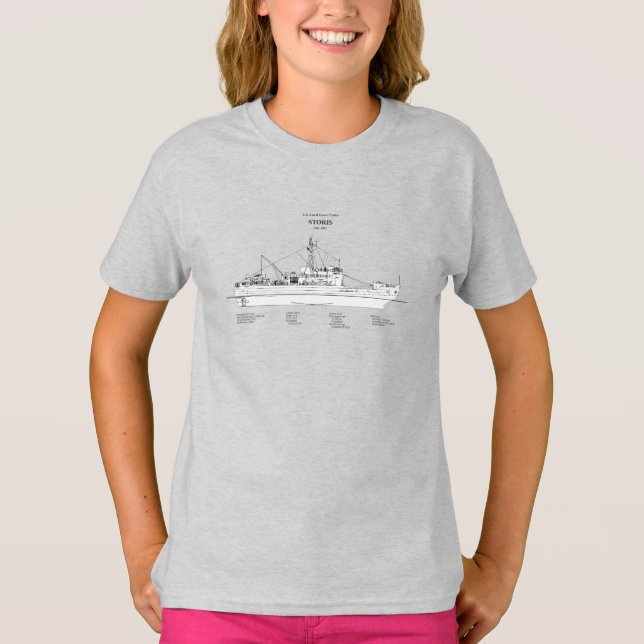 USCG Cutter Storis wmec-38 - SBD T-Shirt (Vorderseite)