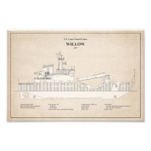 USCG Cutter Willow wlb-202 - SBD Fotodruck