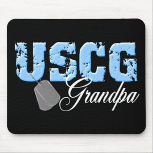 USCG Grandpa Mousepad