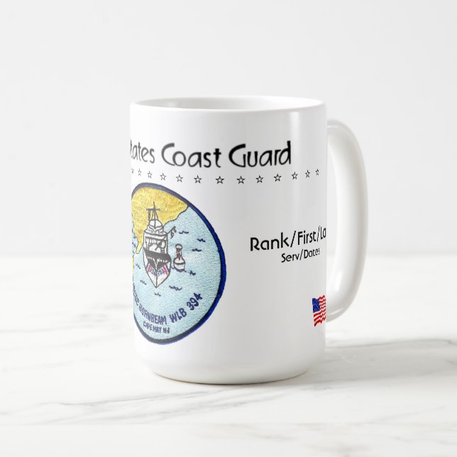 USCG Hornbeam WLB-394 Kaffeetasse (VorderseiteRechts)