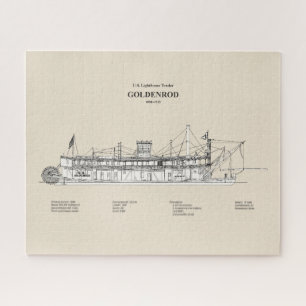 USCG Lighthouse Tender Goldenrod - SBD Puzzle