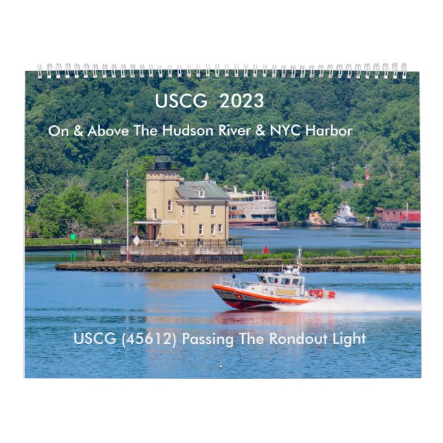USCG On & Oove The Hudson River 2023 Calendar Kalender (Titelbild)