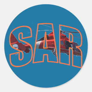 USCG SAR RUNDER AUFKLEBER