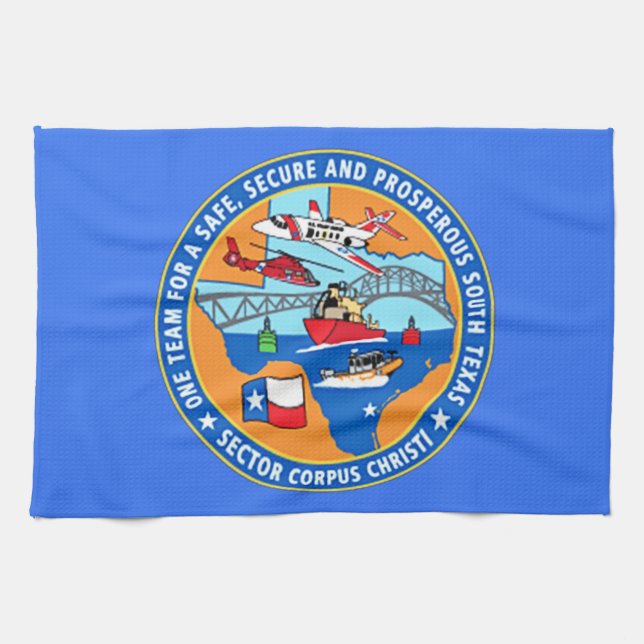 USCG Station Corpus Christi Texas Handtuch (Horizontal)