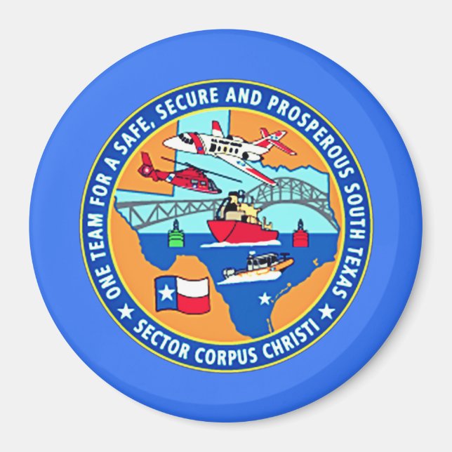 USCG Station Corpus Christi Texas Magnet (Vorne)