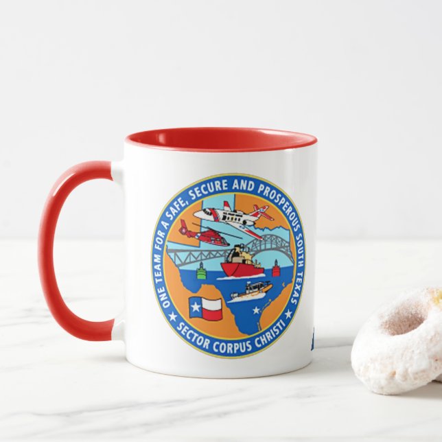 USCG Station Corpus Christi Texas Tasse (Mit Donut)