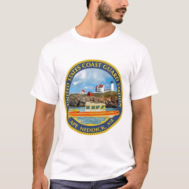 USCG Stations-Kap Neddick T-Shirt (Vorderseite)