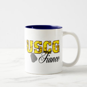 USCG-Verlobte Zweifarbige Tasse