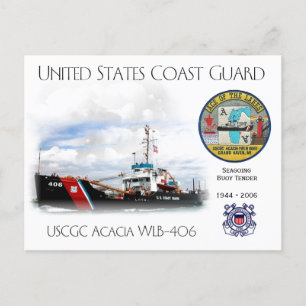 USCGC Acacia WLB-406 Buoy Tender Postkarte