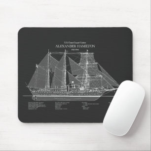 USCGC Alexander Hamilton wix-272 - ABD Mousepad