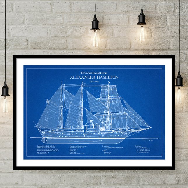 USCGC Alexander Hamilton wix-272 - ABD Poster (Von Creator hochgeladen)