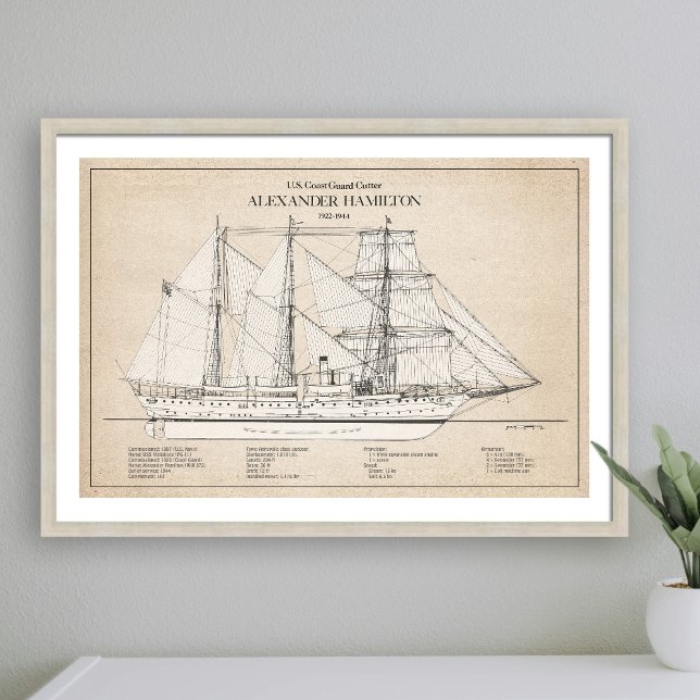 USCGC Alexander Hamilton wix-272 - SBD Fotodruck (Von Creator hochgeladen)