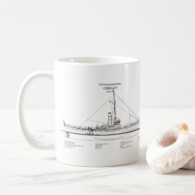 USCGC Chelan - SBD Kaffeetasse (Mit Donut)