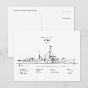 USCGC Cobb wpg-181 - BD Postkarte