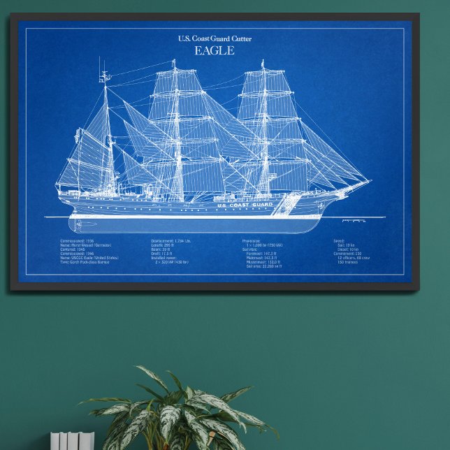 USCGC Eagle wix-327 - ABD Fotodruck (Von Creator hochgeladen)