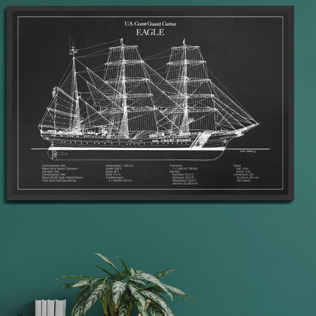 USCGC Eagle wix-327 - PD Fotodruck (Von Creator hochgeladen)