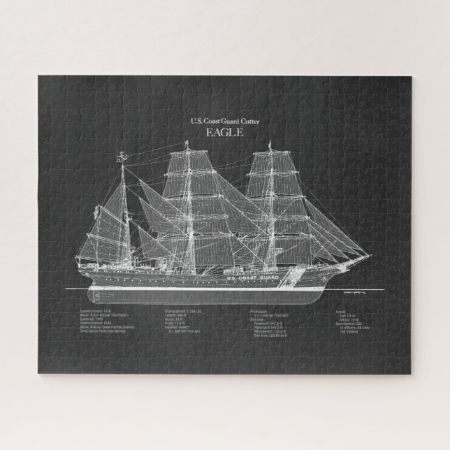 USCGC Eagle wix-327 - PD Puzzle (Horizontal)